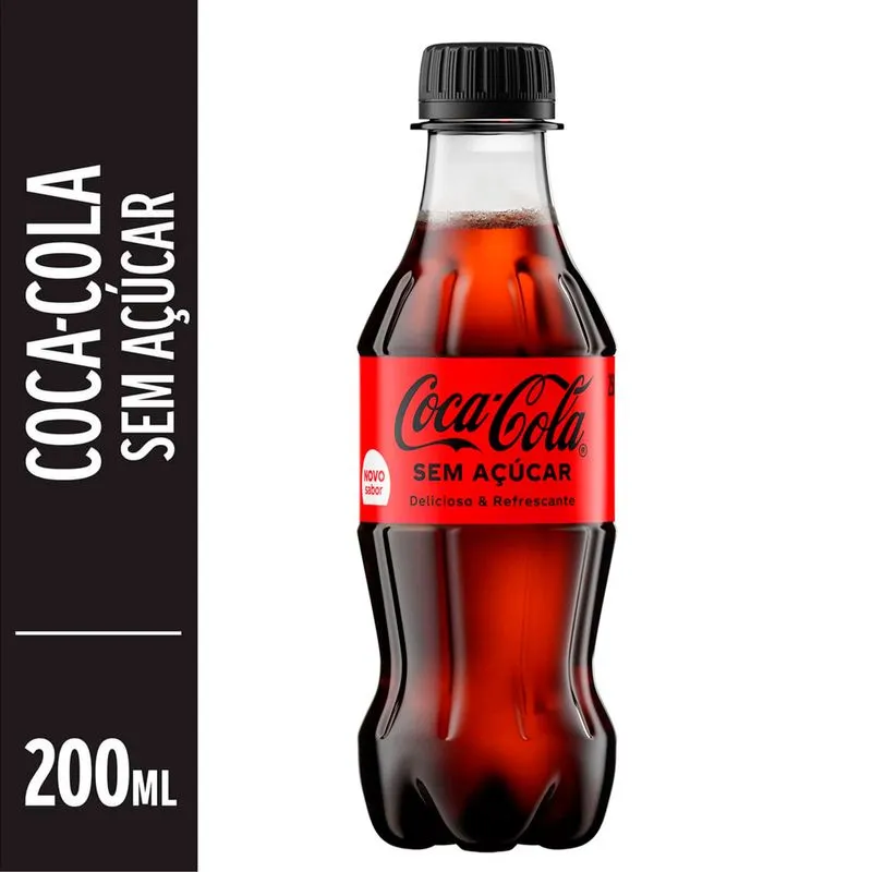 Coca Cola Zero Açúcar 200 ml