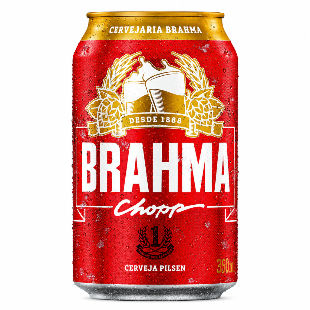 Imagem cerveja brahma chopp lata 350 ml