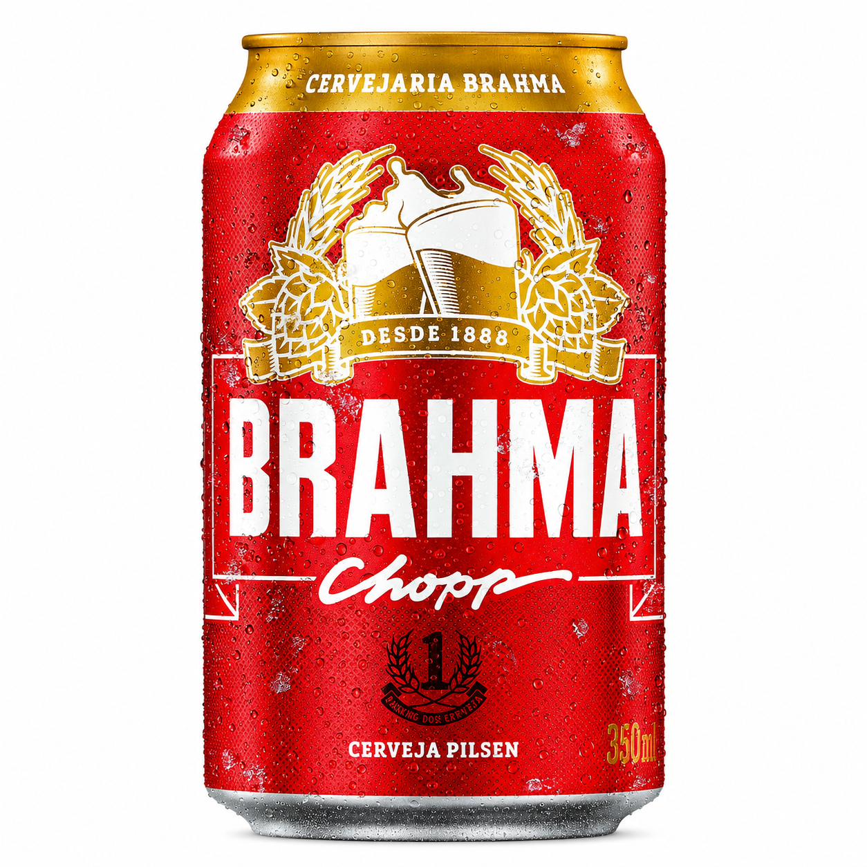 Imagem cerveja brahma chopp lata 350 ml