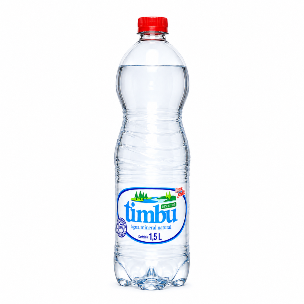 Água Mineral Timbu C/Gás 1,5 L