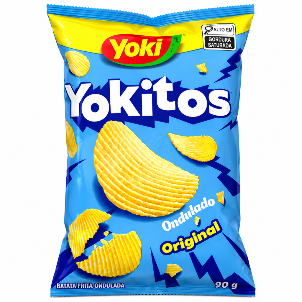 Yokitos Batata Ondulada Original 90 g