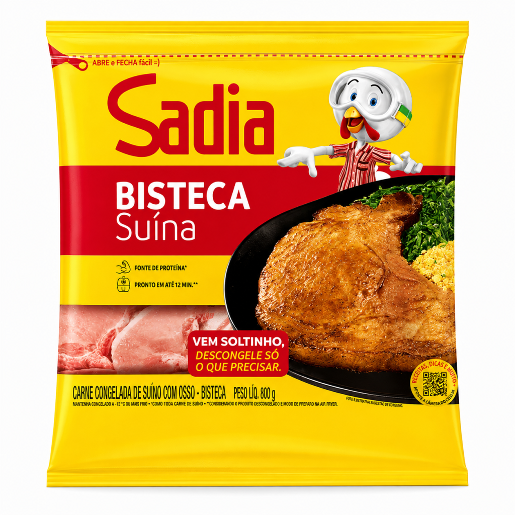 Bisteca Suína Congelada 800 g