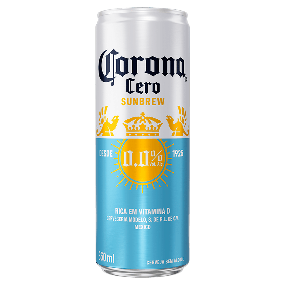 Corona Cero Sunbrew Zero Álcool 350 ml