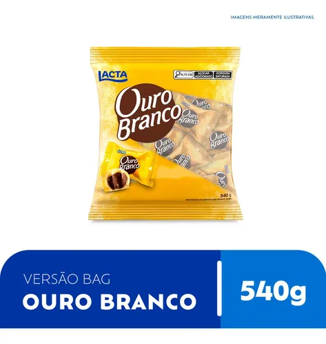 Chocolate Ouro Branco Pacote 540 g